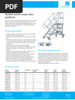 ZARGES Mobile Access Steps With Platform