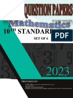 6 Set Maths Model Papers