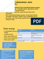 India - Energy Resources (Non - Conventional)