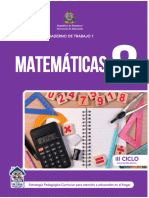 Cuaderno de Trabajo 1 Matematicas 8 Grado