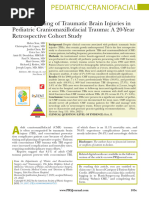 Underreporting of Traumatic Brain Injuries in Pediatric Craniomaxillofacial Trauma - A 20-Year Retrospective Cohort Study