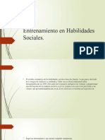 Entrenamiento en Habilidades Sociales