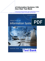 Principles of Information Systems 13th Edition Stair Test Bank