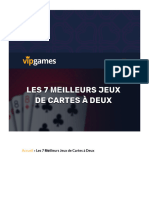 TOP 7 Des Meilleurs Jeux de Cartes À 2 - VIP Games