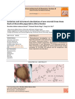 ADAM I A DKK 2020 - Isolation and Structural Elucidation of New Steroid From Stem Bark of B.papyrifera