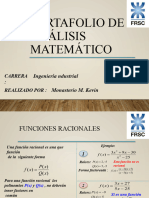 Portafolio de Análisis Matemático