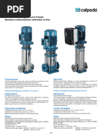 Calpeda MXV 60HZ Brochure