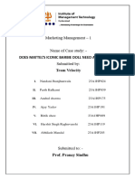 Team Velocity Final Report On Barbie