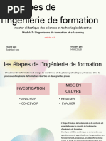 Les Étapes de L'ingénierie de Formation