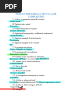 EXAMEN IMPORTANTE FISIOLOGÍA Y T. 1p