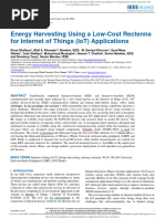 Energy Harvesting Using A Low-Cost Rectenna