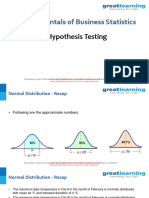 Hypothesis Testing