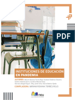 Instituciones de Educación en Pandemia