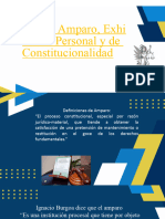 Presentación Ley de Amparo, Exhibicion Personal y de Constitucionalidad