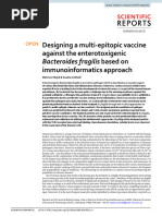 Designing A Multi-Epitopic Vaccine Against The Enterotoxigenic Immunoinformatics Approach