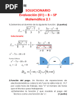 SOLUCIONARIO Prueba de Desarrollo B SP Mat 2.1 2023-20