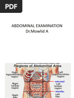 Abdominal Examination