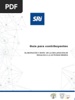 Guía para El Llenado Del Formulario Regalías Mineras