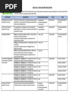Dia de La Educación Inclusiva