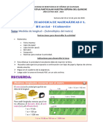 Tarea#1 Medidas de Longitud - MAT 2°P - 1°Q