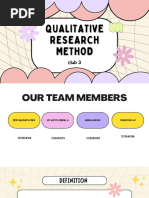 Qualitative Research Method