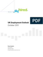 SimplyHired - Co.uk October Employment Outlook