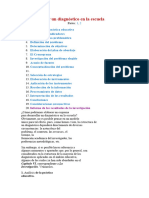 Como Elaborar Un Diagnóstico Institucional