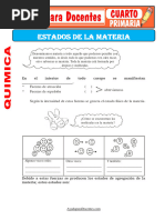 Estados de La Materia para Cuarto de Primaria 1