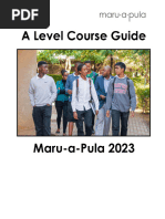 A Level Course Guide 2023 2