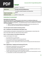 Summative Assessment Brief Strategic Marketing 2023-24 F3.0