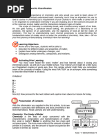 LESSON 1 Matter and Its Classification