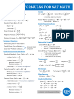 Digital - SAT Math Formula Sheet