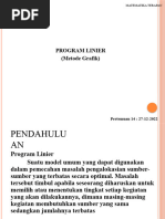 Pertemuan 14 Program Linier (Metode Grafik)