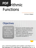 Logarithmic Functions