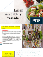 Alimentacion Saludable y Variada