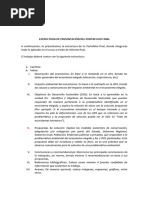 Semana 15 - Estructura para El Informe Final - PTF