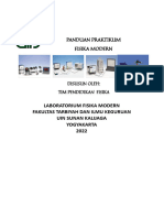 Panduan Praktikum Fisika Modern