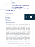 Slack Et Al 2018 in Harm S Way Family Separation Immigration Enforcement Programs and Security On The Us Mexico Border