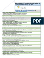 Observaciones Sugerencias Boleta 3 Er Grado NEM