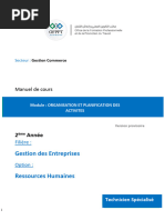 TSGE-Office Manager - Organiser Et Planifier Les Activités Du Bureau