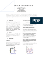 Circuitos RC, RL y RCL