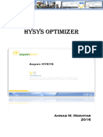 HYSYS Optimization