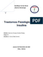 Trastornos Fisiológicos de La Insulina