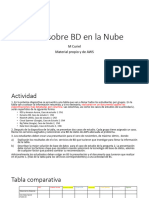 Taller Sobre BD en La Nube-Pregrado