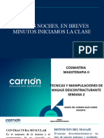 Tecnicas y Manipulaciones Del Masaje Descontracturante-Semana 2