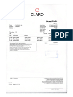 Claro: Guest Folio