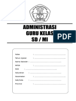 Administrasi Guru Untuk SD-MI