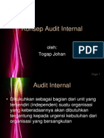 Konsep Audit Internal