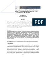 Using Perplexing Survey Questions With Repeated Pair Discussions To Enhance The Depth of Expression of Beliefs - The Case of Pre-Service Japanese EFL Teachers