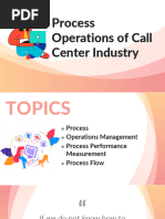 Module 6 - Process Operations of Call Center Industry